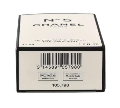 Chanel No 5 Hair Mist 35ml Lichaamsmist Eau de Toilette Dames - thumbnail