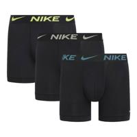 Nike Dri-FIT Ultra Stretch Micro Boxershort 3-Pack Zwart Blauw Grijs Geel - thumbnail