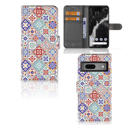 Google Pixel 7 | Bookcase | Tiles Color Google Pixel 7 | Bookcase | Tiles Color