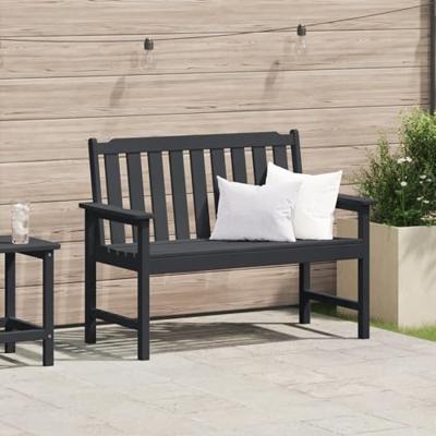 Tuinbank Zwart 120 x 59 x 88 cm HDPE