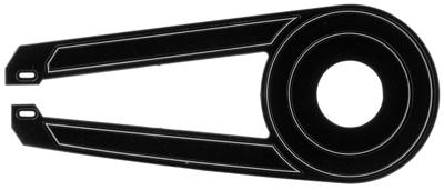 AXA Kettingscherm ks 42/44t zwart 53x22cm