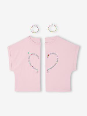 Set T-shirt en armbanden beste vrienden lila Set T-shirt en armbanden beste vrienden lila