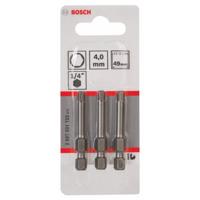 Bosch Accessories Inbus-bit 4 mm Extra hard E 6.3 3 stuk(s) - thumbnail