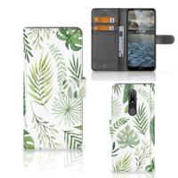 Nokia 2.4 Hoesje Leaves - thumbnail