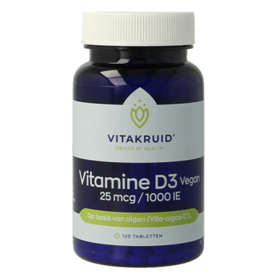 Vitakruid Vitamine D3 Vegan 25 mcg / 1000 IE Vitakruid Vitamine D3 Vegan 25 mcg / 1000 IE