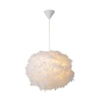 Lucide GOOSY SOFT - Hanglamp - Ø 50 cm - 1xE27 - Wit - thumbnail