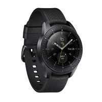 Samsung Galaxy Watch, ronde Bluetooth smartwatch voor Android, draaibare lunette, fitnesstracker, 42 mm, duurzame batterij, zwart (Duitse versie) - thumbnail