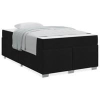 Bedframe Zwart 120 x 190 cm Stof - thumbnail