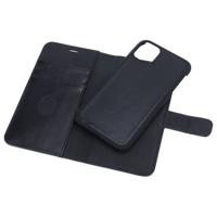 RadiCover - Radiationprotected Mobilewallet Leather iPhone 11 2in1 Magnetskal (3-led RFI ) - Black - thumbnail
