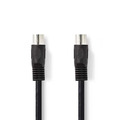 DIN-Audiokabel | DIN 5-Pins Male - DIN 5-Pins Male | 2,0 m | Zwart