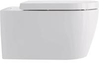 Duravit ME by Starck wandclosetpack spoelrandloos 37x57cm Wondergliss met softclose closetzitting wit 45290900A11 - thumbnail