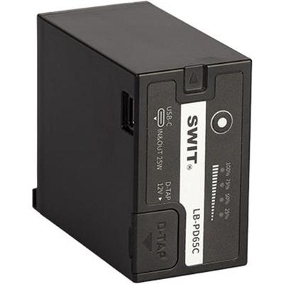 SWIT LB-PD65C 65Wh D-type DV battery with 12V D-tap and USB-C is Panasonic compatible SWIT LB-PD65C 65Wh D-type DV battery with 12V D-tap and USB-C is Panasonic compatible