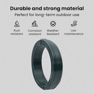 VidaXL Hek binddraad groen 33 m pvc