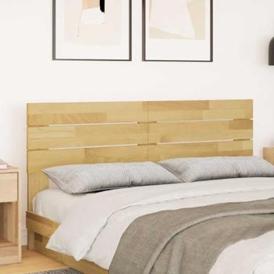 Hoofdeinde 140 cm massief hout eiken - thumbnail