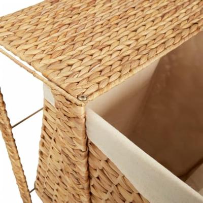 VidaXL Wasmand 44x34x64 cm waterhyacint VidaXL Wasmand 44x34x64 cm waterhyacint