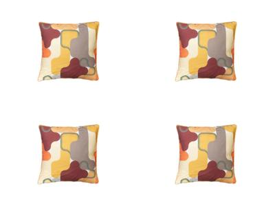 Sierkussen met paspel ca. 50x50 cm Grafi bordo (4 stuks) Madison - Madison Sierkussen met paspel ca. 50x50 cm Grafi bordo (4 stuks) Madison - Madison