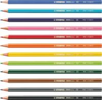 Stabilo greencolors kleurpotloden arty etui 12 stuks - thumbnail
