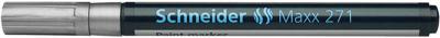 Schneider lakmarker maxx 271 1-2mm zilver 10 stuks