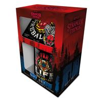 Stranger Things Mug, Coaster and Keychain Set Hellfire - thumbnail