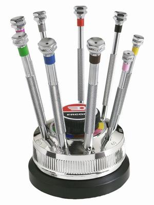 Facom set van 9 schroevendraaiers voor sleufschroeven - HB.4 Facom set van 9 schroevendraaiers voor sleufschroeven - HB.4