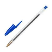 50x Bic Cristal balpen blauw medium - thumbnail