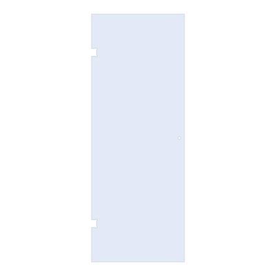 BRAUER Deur smal 90 helder glas geschikt voor enkelpuntsgreep