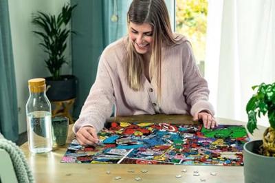 Ravensburger - challenge puzzel marvel superhelden 1000st.