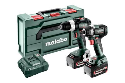 Metabo Accu Combo Set 2.9.3 | BS 18 LT BL (Boorschroefmachine) + SSW 18 LT 300 BL (Slagmoersleutel) | 18 V | 2x 5.2Ah, ASC 55 | In Metabox - 685203000