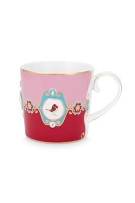 Pip Studio Love Birds Mok Klein Rood/Roze