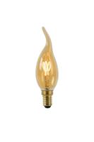 Lucide CT35 - Filament lamp - Ø 3,5 cm - LED Dimb. - E14 - 1x3W 2200K - Amber - thumbnail