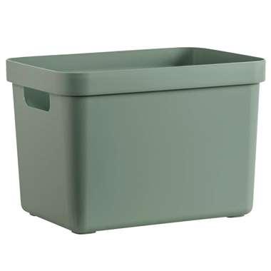 Sigma home box 18 liter - donkergroen - 35,2x25,3x24,3 cm