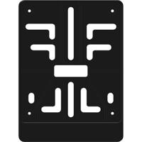 Kentekenplaat-houder 100x120 Kunstsof zwart Belgie - thumbnail