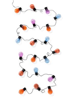 HEMA Lichtsnoer 7m met 20 lampjes kleur voor binnen en buiten