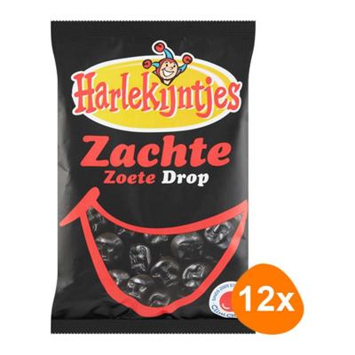 Harlekijntjes - Zachte Zoete Drop - 12x 300g
