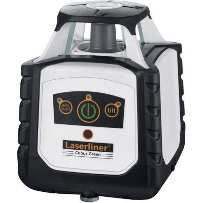 Laserliner Cubus Green 110 Rotatielaser Incl. laserontvanger, Zelfnivellerend Reikwijdte (max.): 100 m Laserliner Cubus Green 110 Rotatielaser Incl. laserontvanger, Zelfnivellerend Reikwijdte (max.): 100 m