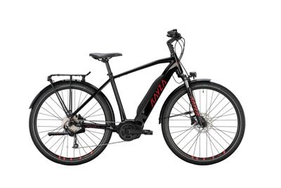 KAYZA elektrische trekkingfiets "talik dry 4" mod. 22 ebike talik dry 28/52 diam. 9sp black/red