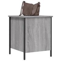 Opbergbankje 40x42,5x50 cm bewerkt hout grijs sonoma eikenkleur - thumbnail