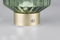 Trio Oplaadbaar tafellampjeLord met groen glas - R57761115 - thumbnail
