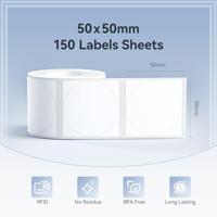 NIIMBOT A2A68351901 Etiketten (rol) Ø 49 mm Wit 150 stuk(s) Universele etiketten - thumbnail