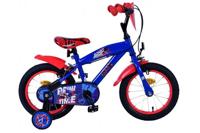 Sonic Prime kinderfiets - jongens - 14 inch - blauw rood - twee handremmen - thumbnail