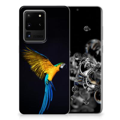 Samsung Galaxy S20 Ultra | TPU Hoesje | Papegaai