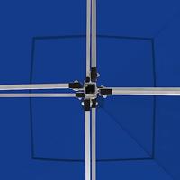 VidaXL Partytent inklapbaar met wanden 2x2 m aluminium blauw - thumbnail