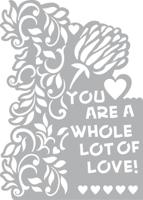 Vaessen Creative • mask stencil a4 heart - thumbnail