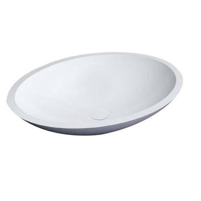 Waskom Best Design Epona opbouw Mat wit 52 cm Solid Surface