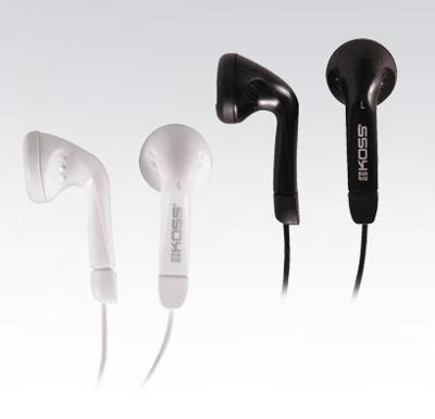 Koss Hoofdtelefoon In-ear KE7 Witte + Zwarte Set
