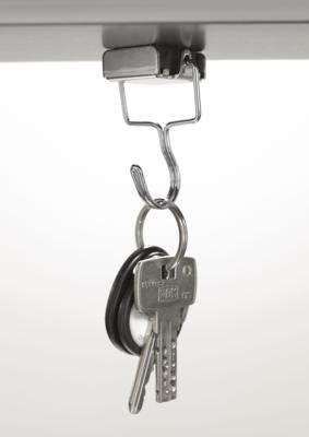 magnetoplan Magnetische haak Zilver 1 stuk(s) 16667