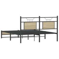 Bedframe zonder matras hout sonoma eikenkleurig 140x200 cm - thumbnail