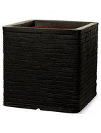 Capi plantenbak nature row vierkant 40x40 cm zwart kblro903