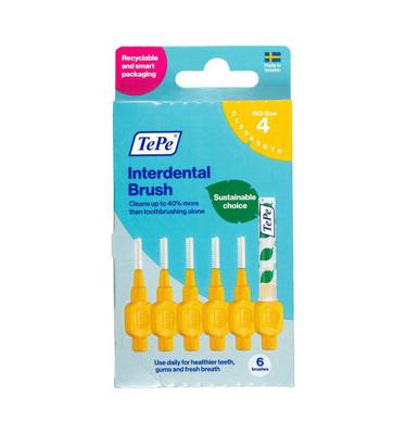TePe Interdentale Rager Original Geel 0,7mm TePe Interdentale Rager Original Geel 0,7mm