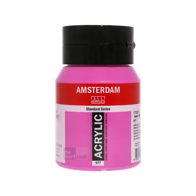 Royal Talens Amsterdam Acrylverf 500 ml - Permanentrood Violet Licht 577